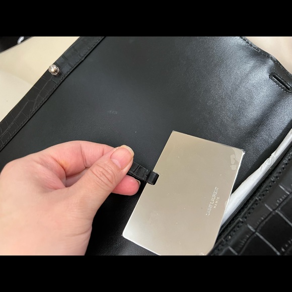 Saint Laurent - Top Handle - Babylone RARE crocodile leather - Picture 5 of 15